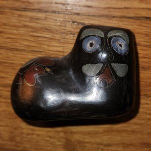 Vintage Mexican Tonala Pottery Cat